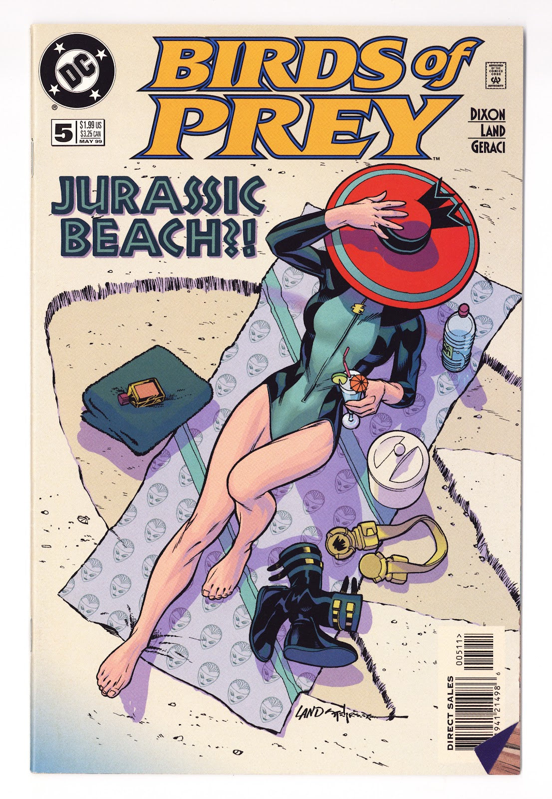 Birds of Prey Vol 1 5 Mid Grade (1999) 