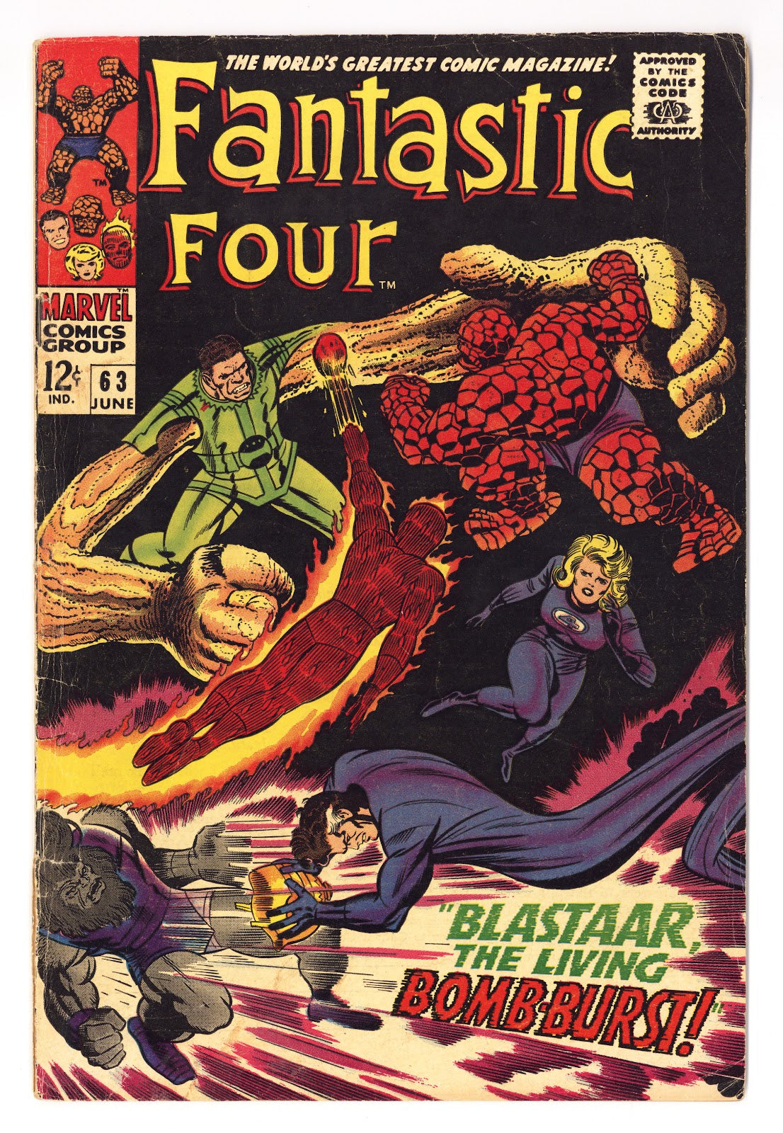 Fantastic Four Vol 1 63 GD/VG (3.0) (1967) 