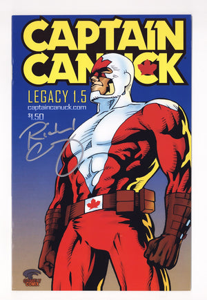 Captain Canuck: Legacy 1.5 VF/NM (9.0) (2011) Signed x1 Cover Richard Comely