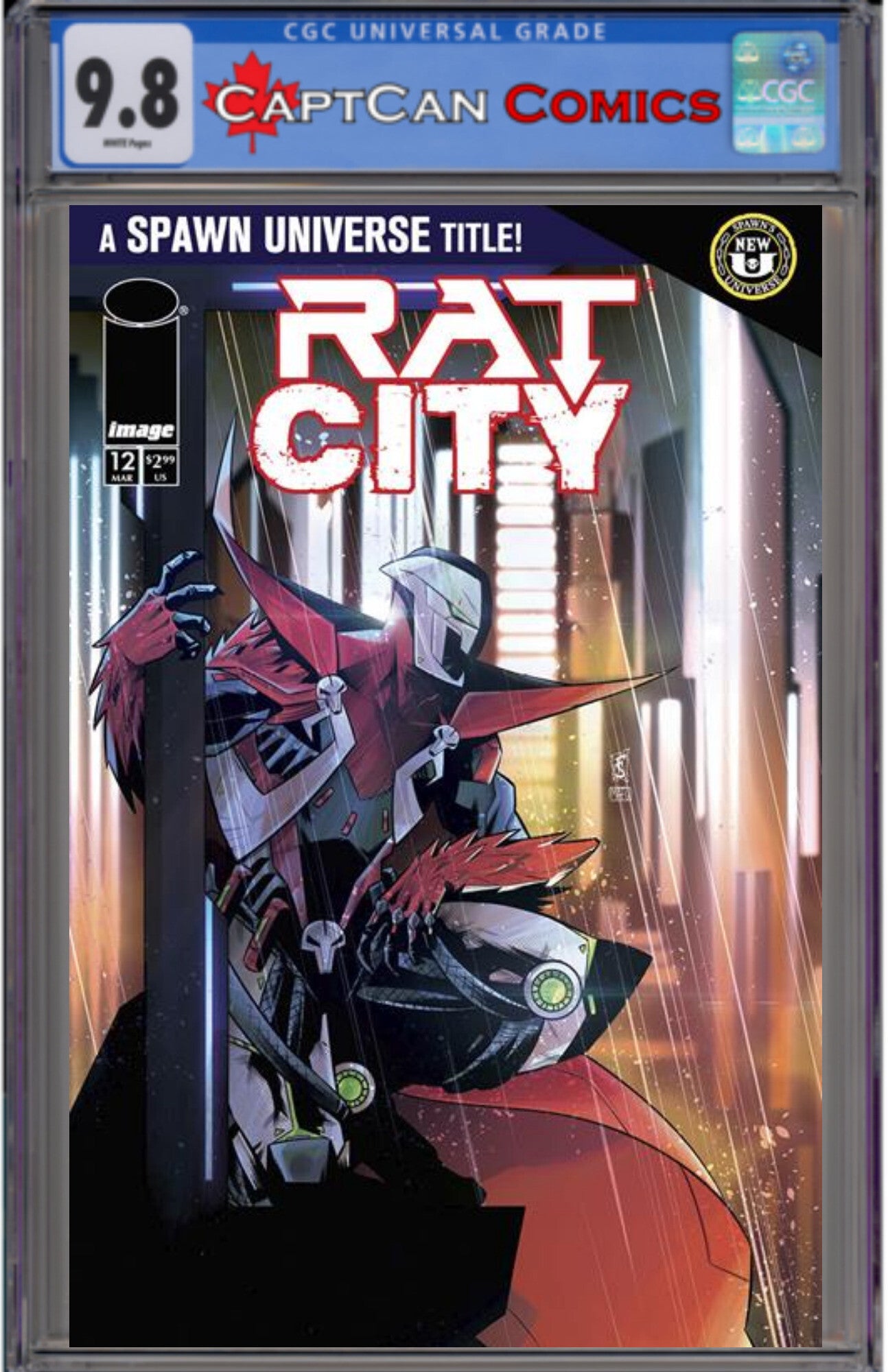 SPAWN RAT CITY #12 CVR B FEDERICO SABBATINI VAR