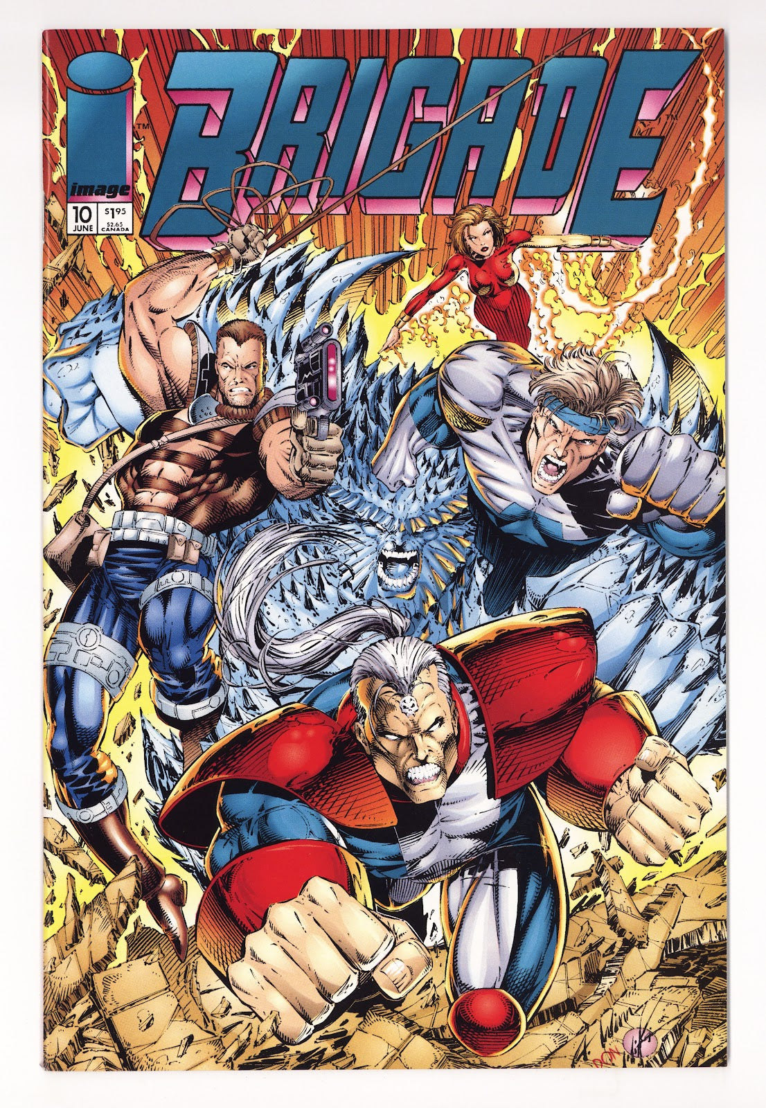 Brigade Vol 2 10  High Grade   (1994)