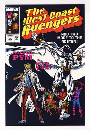 West Coast Avengers Vol 2 21 NM- (9.2) (1987)