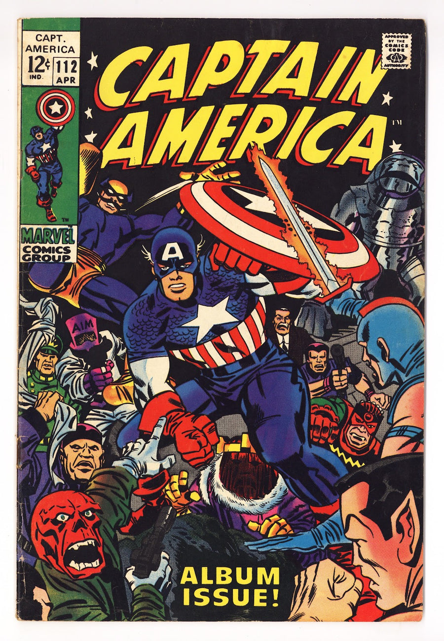 Captain America Vol 1 112 VG/FN (5.0) (1969) 