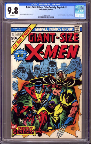 Giant-Size X-Men: Folio Society Reprint 1 CGC 9.8 (NM/M) (2020)