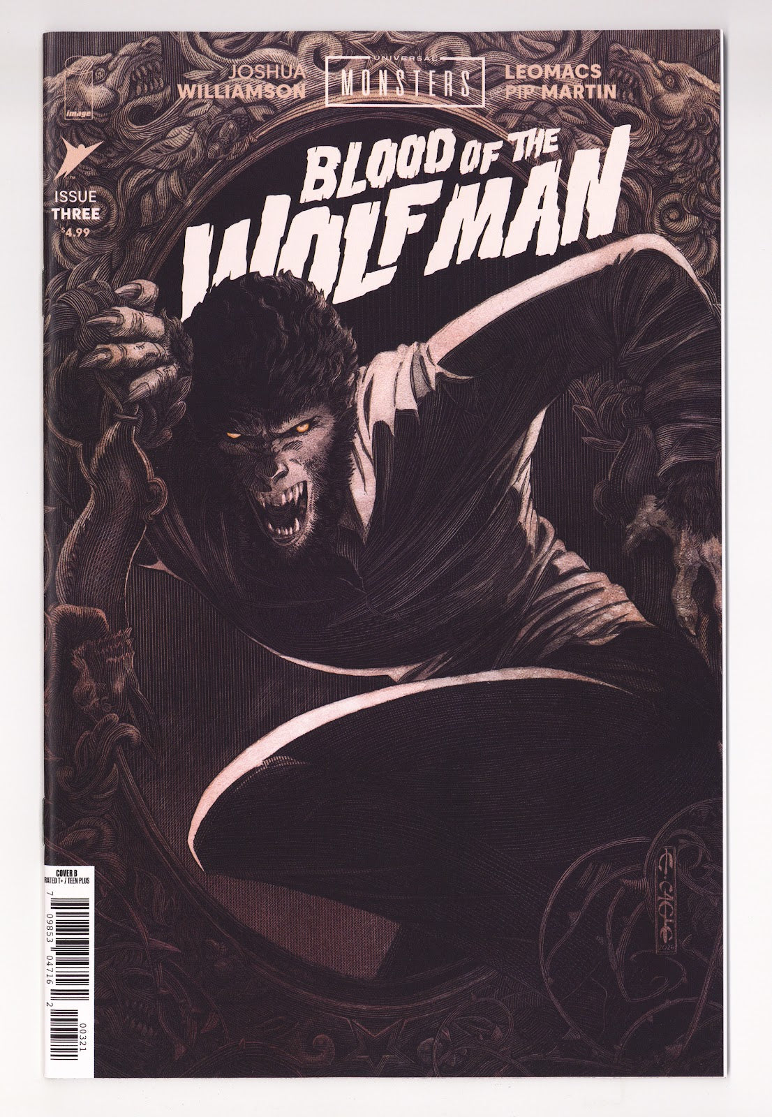 Universal Monsters Blood of the Wolf Man 3 Cagle Variant (2026)