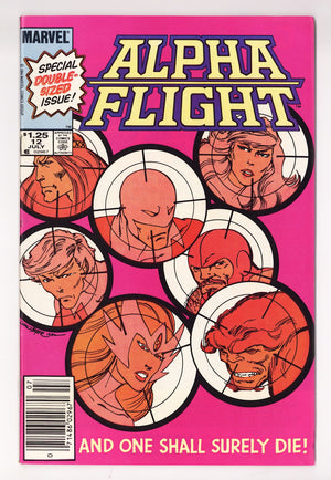 Alpha Flight Vol 1 12 VF+ (8.5) (1984) Canadian Price Variant
