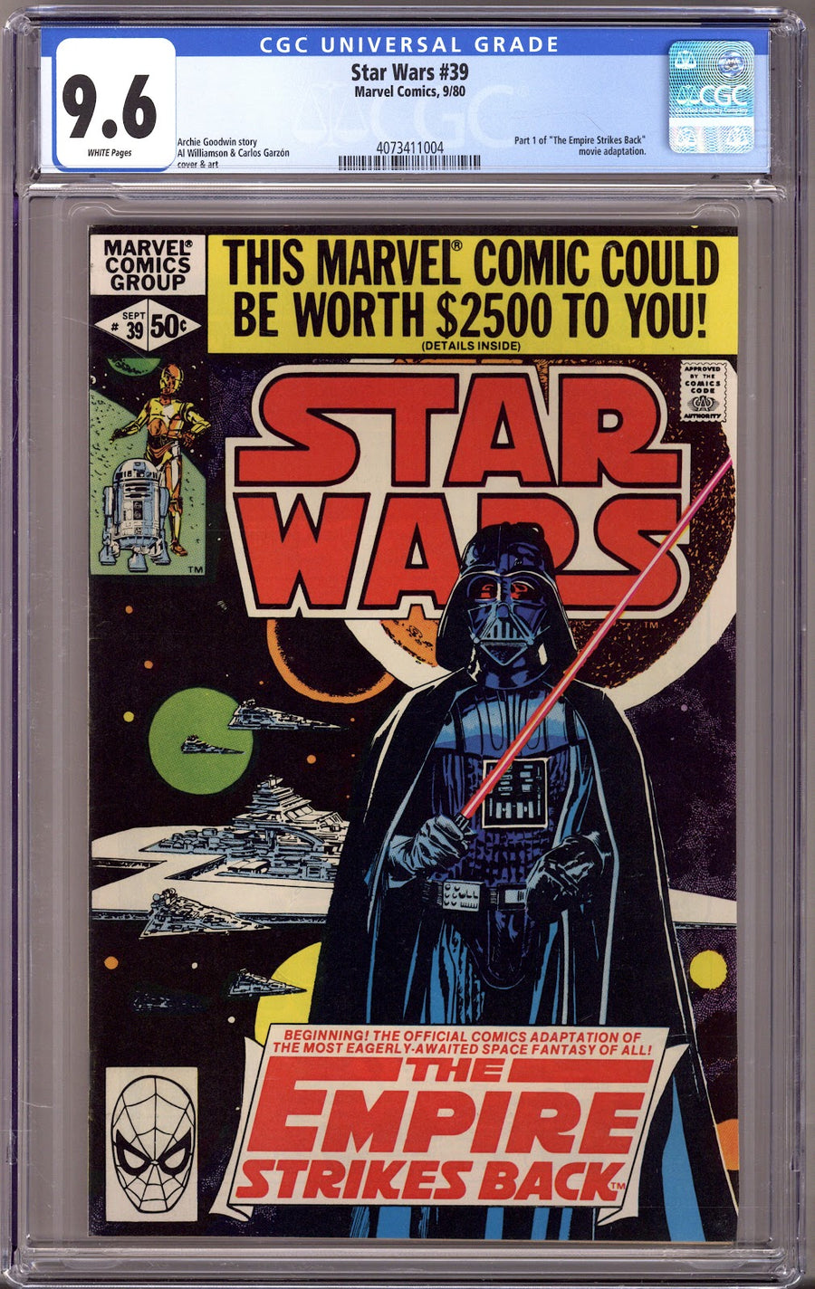 Star Wars Vol 1 39 CGC 9.6 (NM+) (1980) 