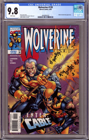 Wolverine Vol 2 139 CGC 9.8 (NM/M) Cracked Case (1999)