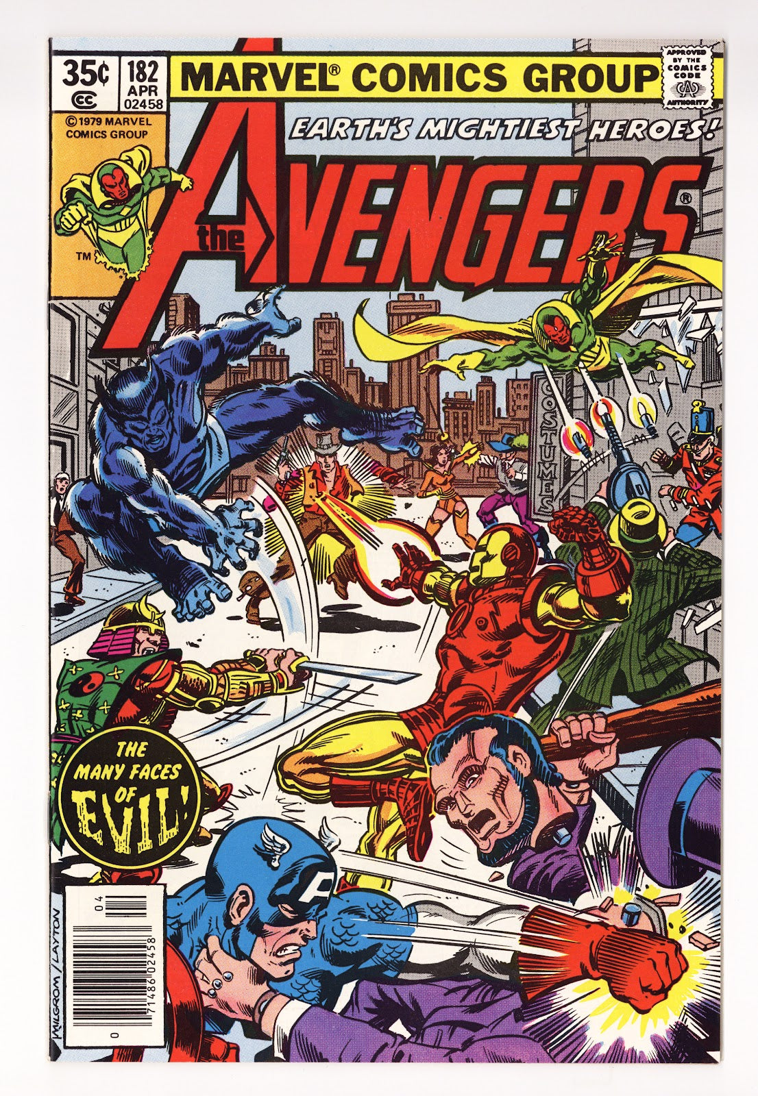 The Avengers Vol 1 182 VF/NM (9.0) (1979) 