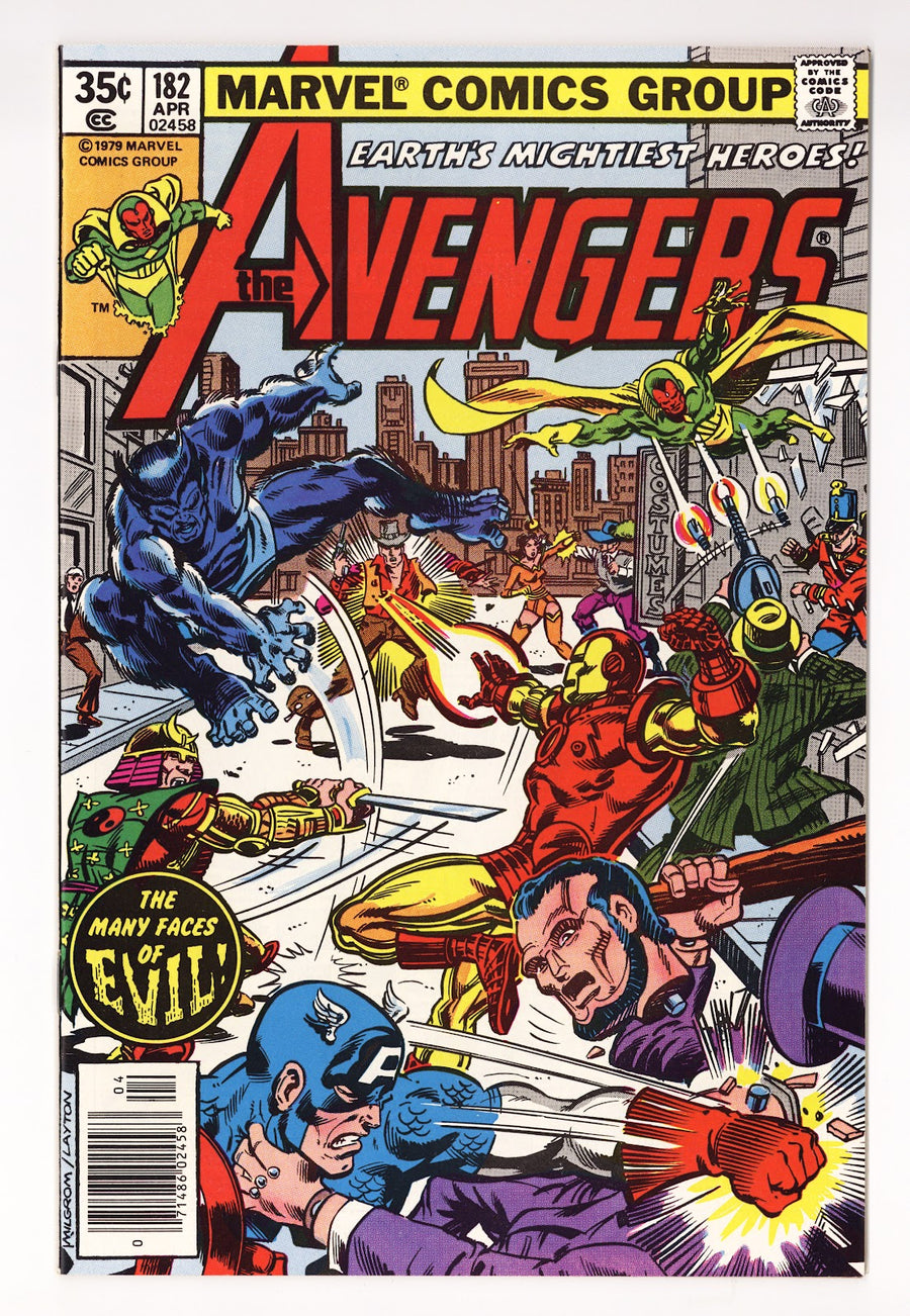 The Avengers Vol 1 182 VF/NM (9.0) (1979) 