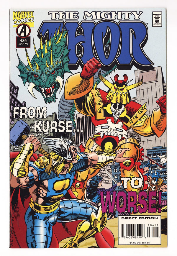Thor Vol 1 486  High Grade   (1995)