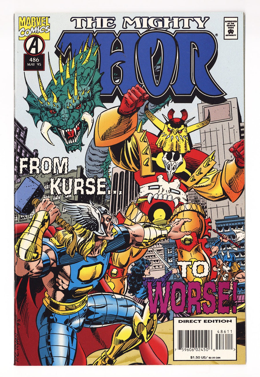 Thor Vol 1 486  High Grade   (1995)