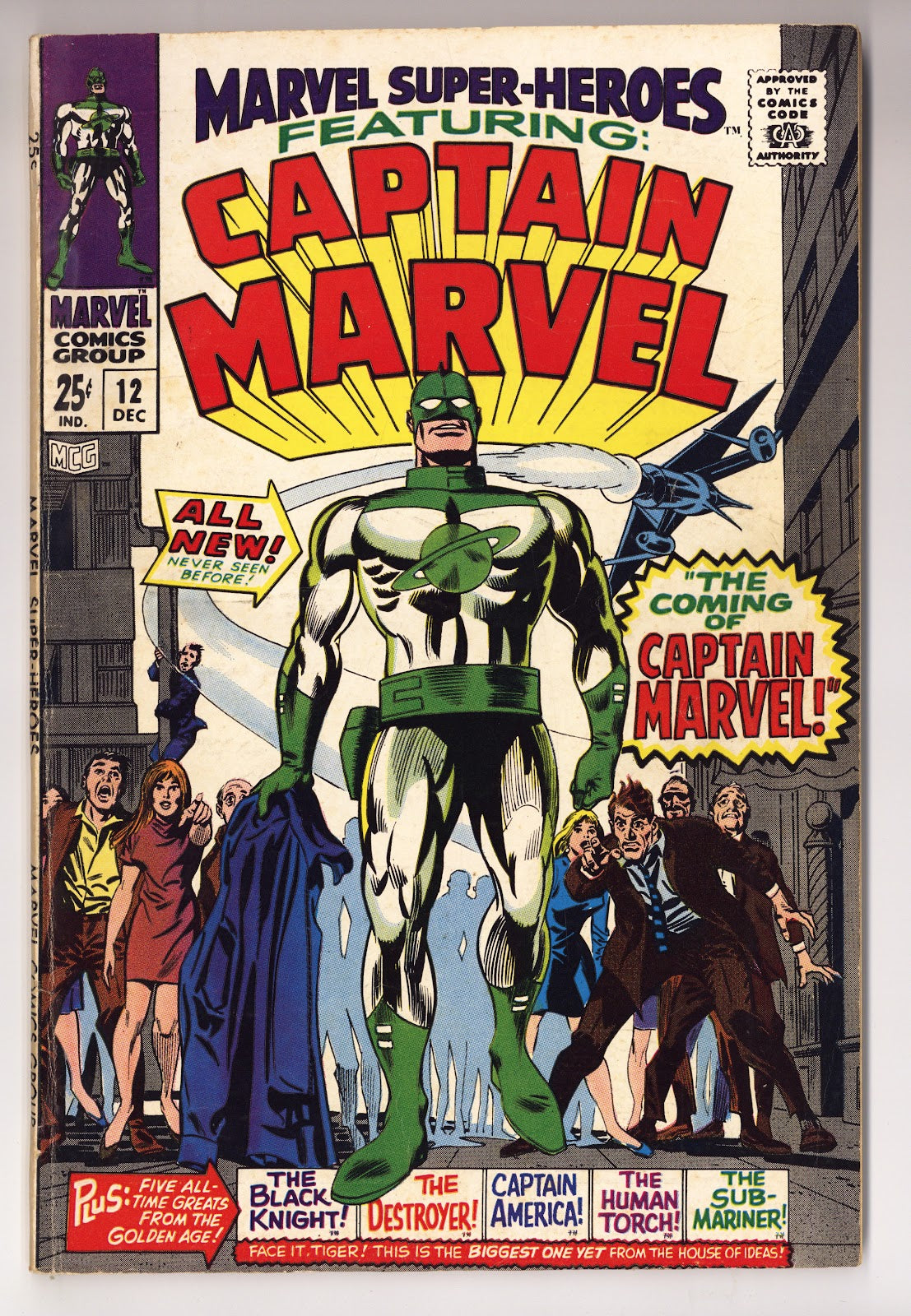 Marvel Super-Heroes Vol 1 12 FN- (5.5) (1967) 