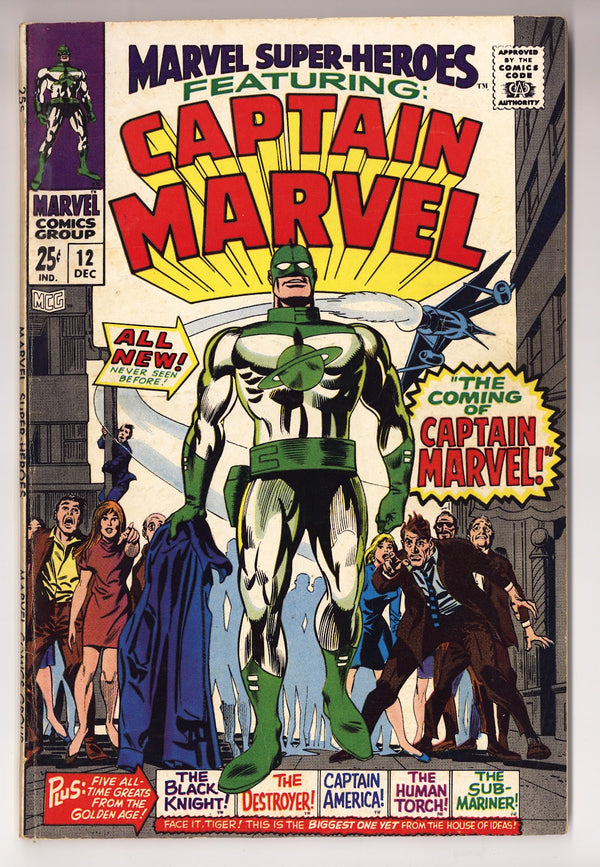 Marvel Super-Heroes Vol 1 12 FN- (5.5) (1967)