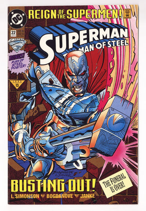 Superman: The Man of Steel 22 High Grade (1993) Direct