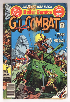 G.I. Combat Vol 1 212  Very Low Grade   (1979)