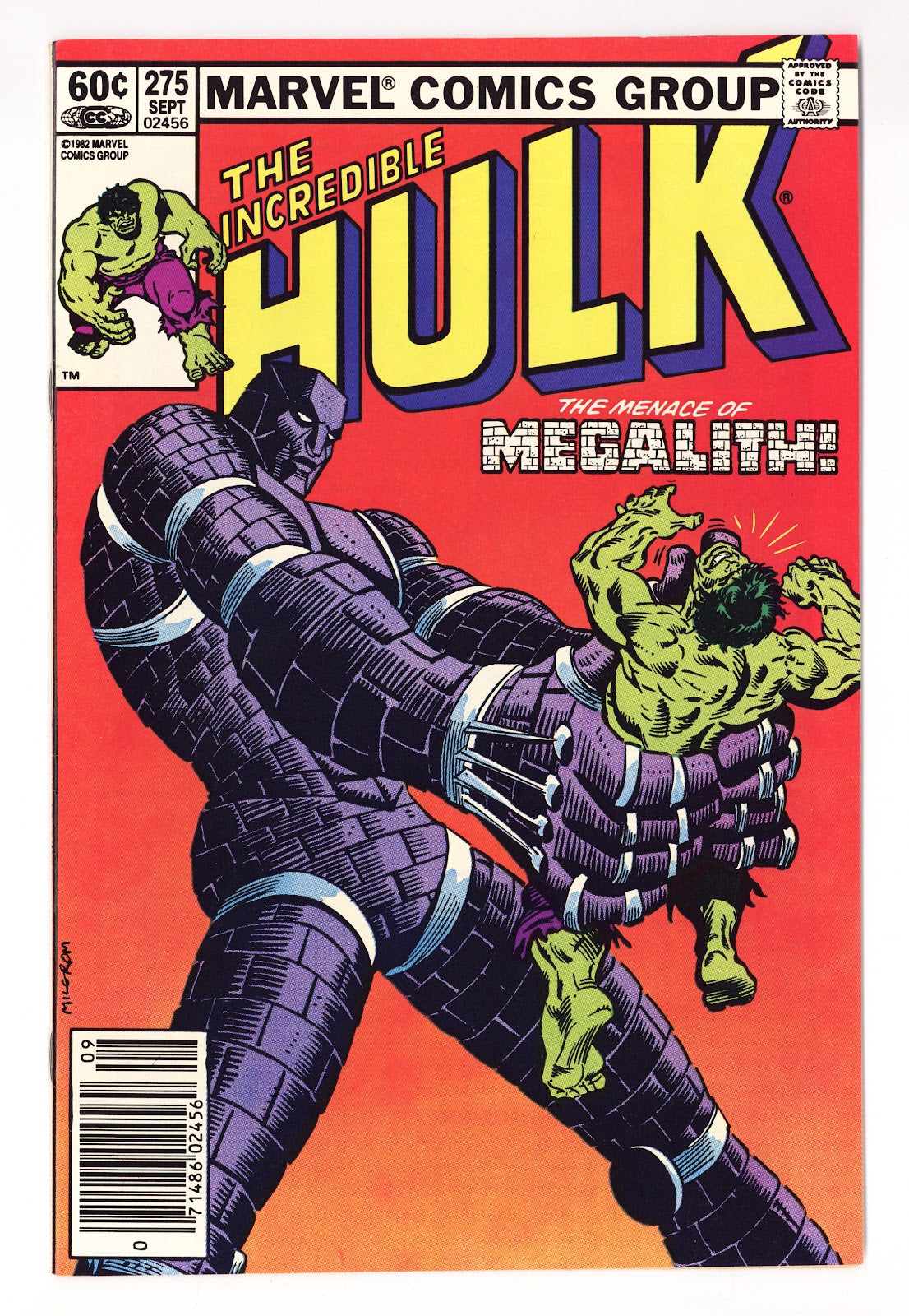 The Incredible Hulk Vol 1 275  High Grade   (1982)   Newsstand  