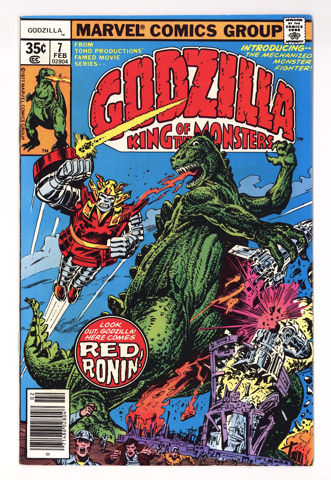Godzilla Vol 1 7  FN/VF (7.0)   (1978)     