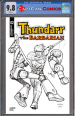 THUNDARR THE BARBARIAN #2 CVR L JOSEPH MICHAEL LINSNER LINE ART VAR thumbnail