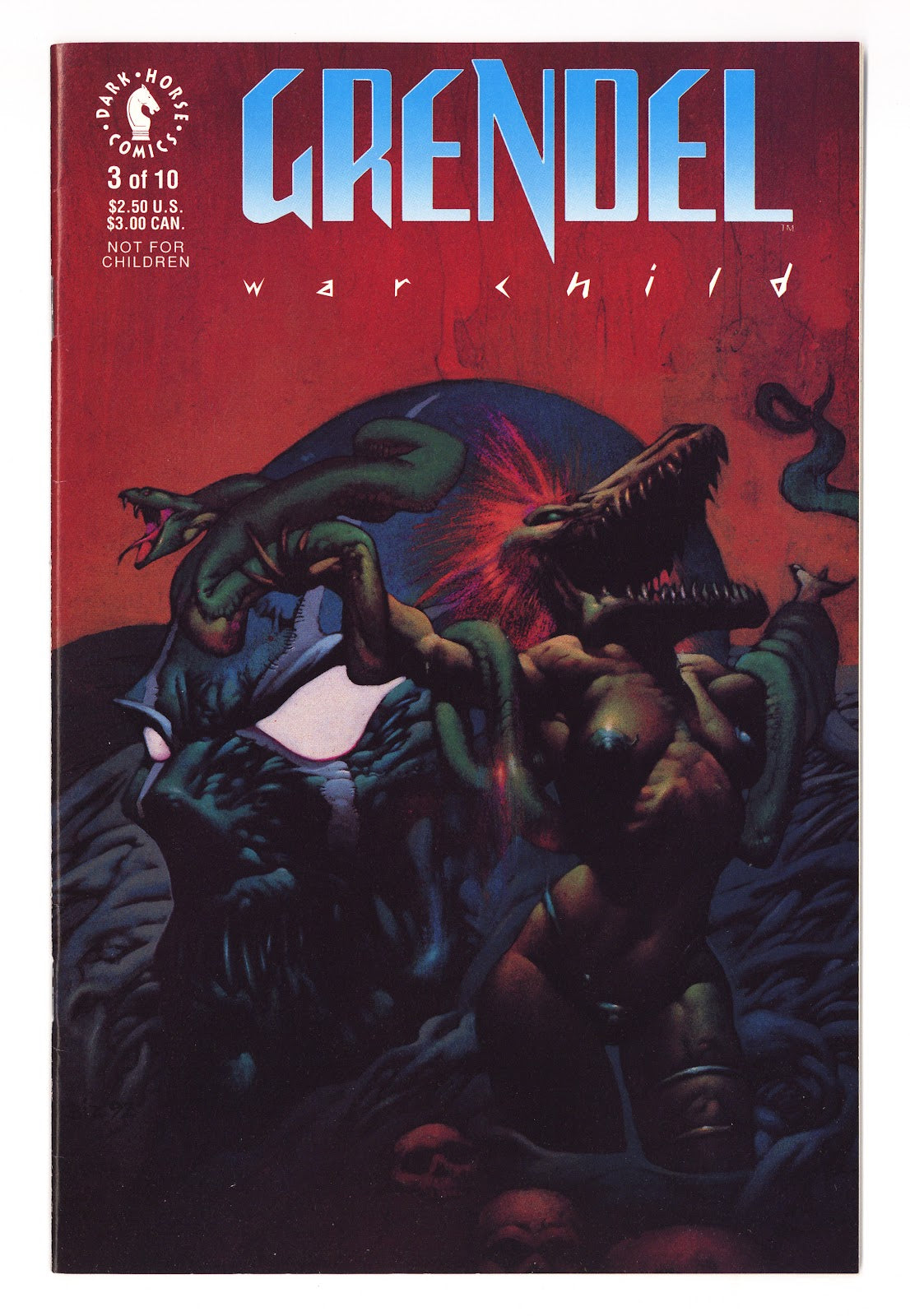 Grendel: War Child   3  Mid Grade   (1992)