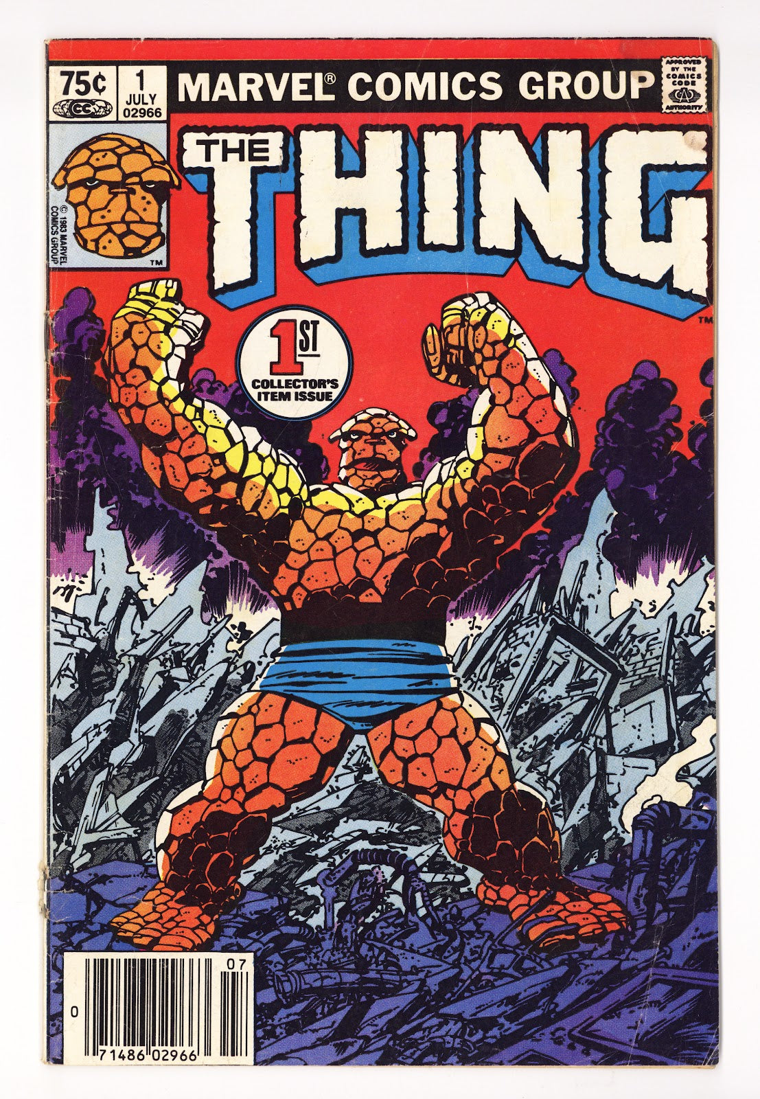 The Thing Vol 1 1 Low Grade (1983) Newsstand 