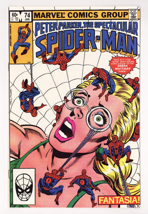 The Spectacular Spider-Man Vol 1 74  High Grade   (1983)