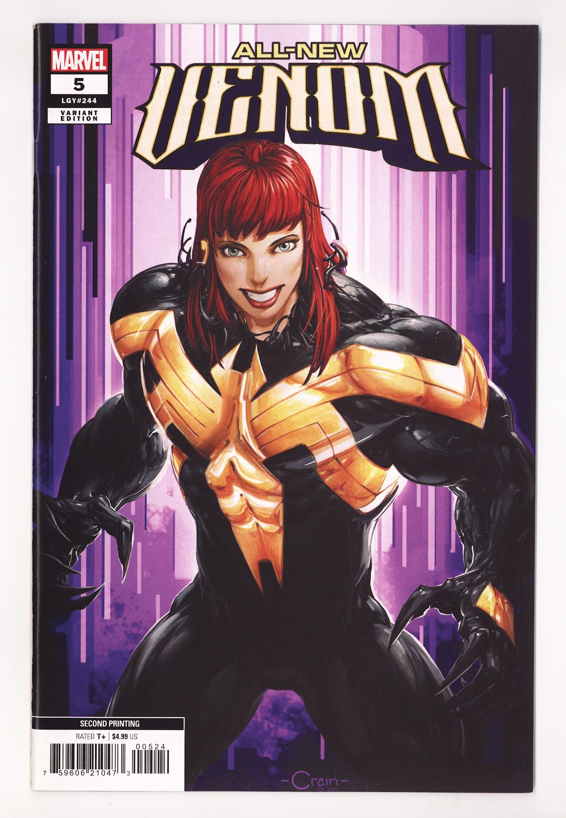 All-New Venom   5 (244)  High Grade   (2025) Crain 'Suspect A' (Madame Masque)  Variant  