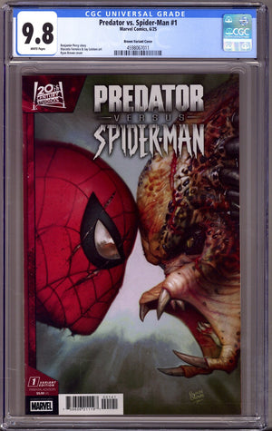 Predator vs. Spider-Man 1 CGC 9.8 (NM/M) (2025) Brown Variant