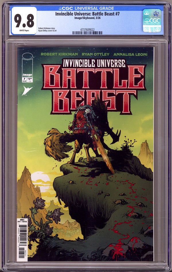 Invincible Universe: Battle Beast 7 CGC 9.8 (NM/M) (2026)