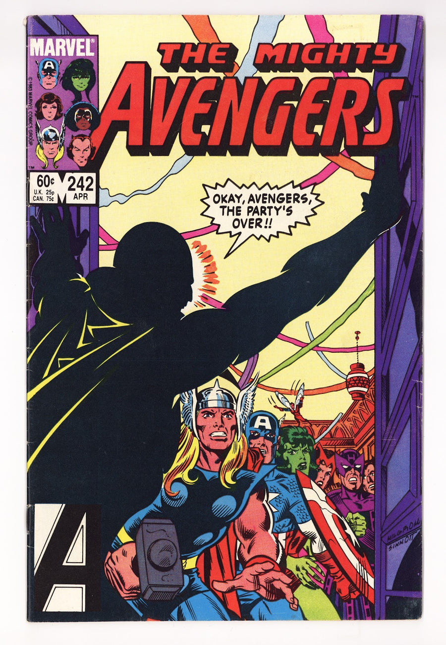 The Avengers Vol 1 242  Mid Grade   (1984)     