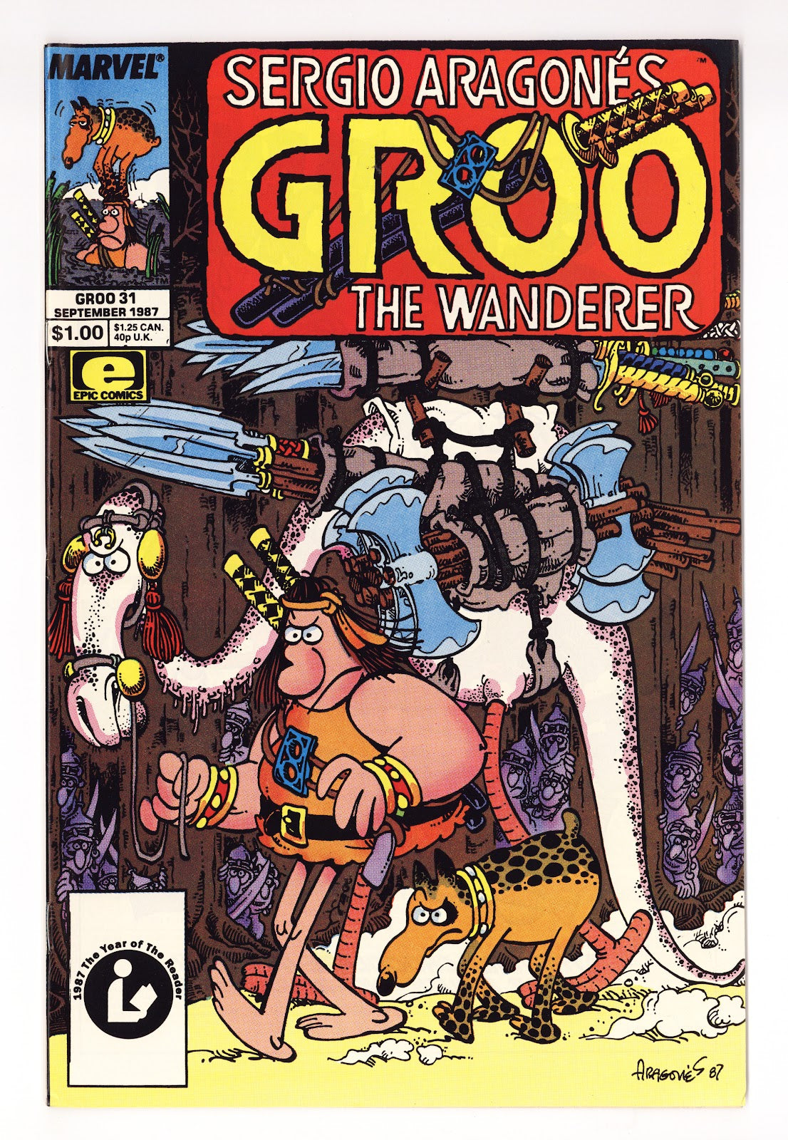 Sergio Aragones Groo the Wanderer Vol 2 31  High Grade   (1987)
