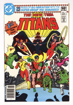 The New Teen Titans Vol 1 1  VF+ (8.5)   (1980)   Newsstand
