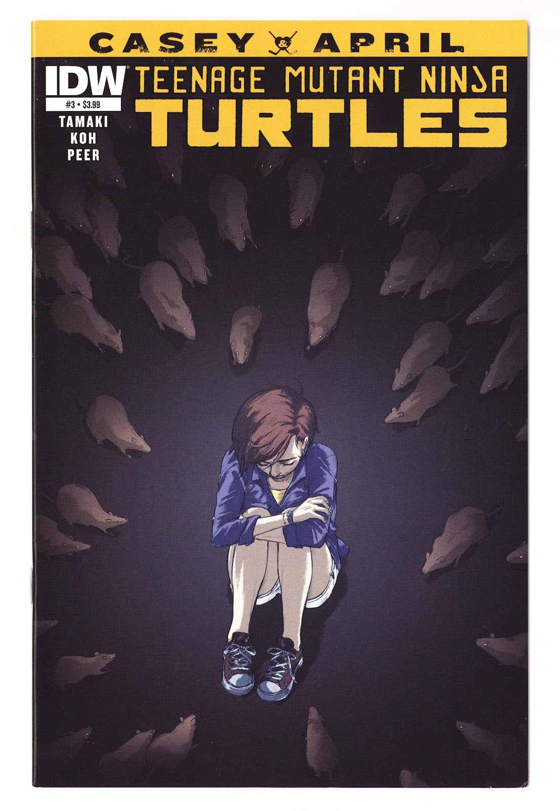 Teenage Mutant Ninja Turtles: Casey and April 3 Mid Grade (2015) 