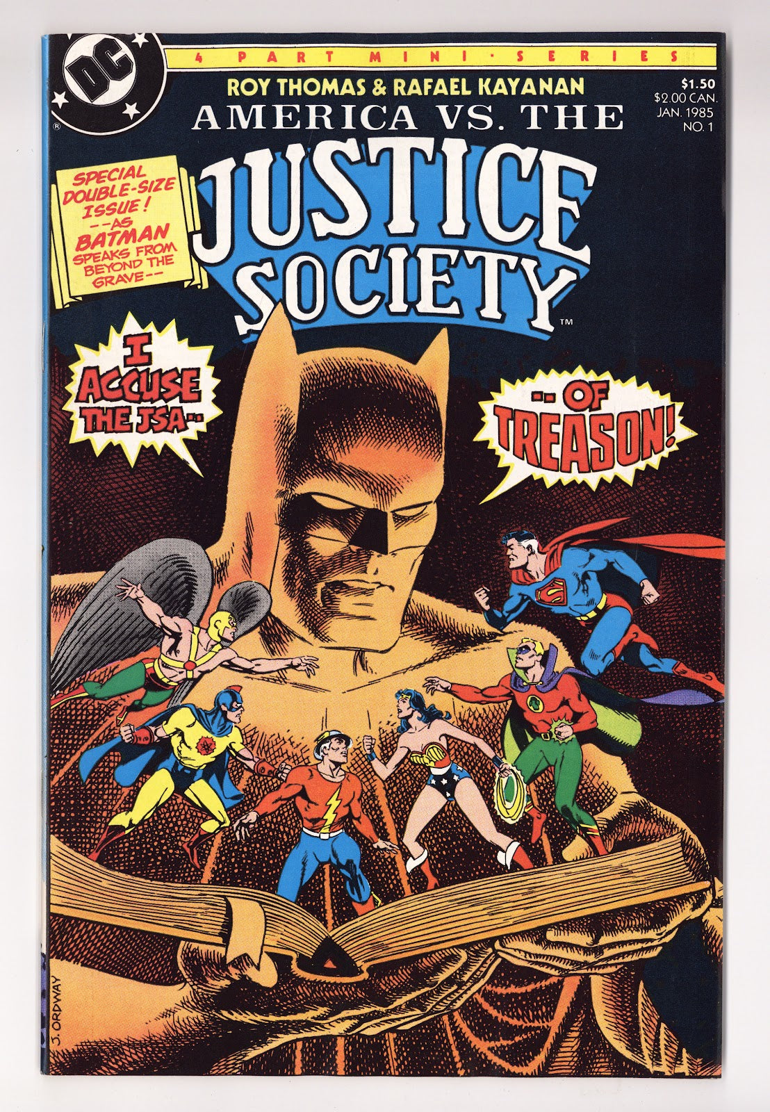 America vs. the Justice Society 1 High Grade (1985)  