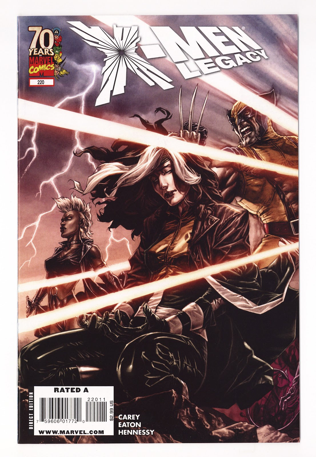 X-Men: Legacy Vol 1 220 High Grade (2009) 