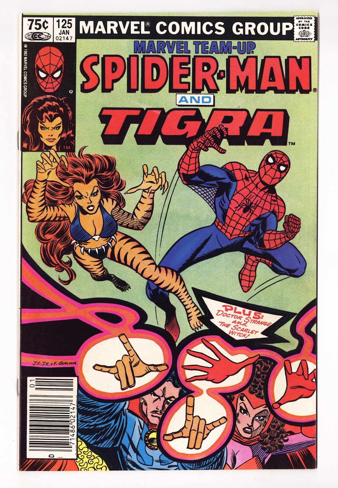 Marvel Team-Up Vol 1 125  High Grade   (1983)   Canadian Price Variant  