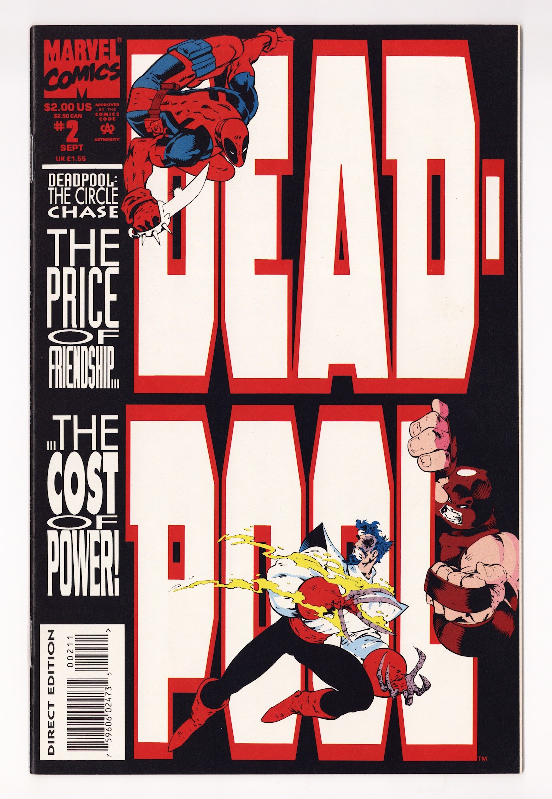 Deadpool: The Circle Chase Vol 1 2  VF/NM (9.0)   (1993)     