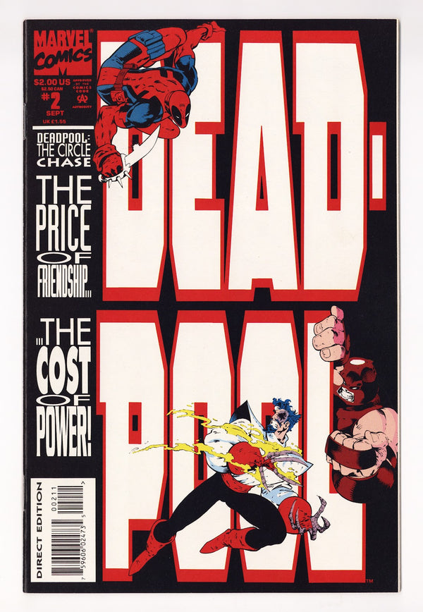 Deadpool: The Circle Chase Vol 1 2  VF/NM (9.0)   (1993)