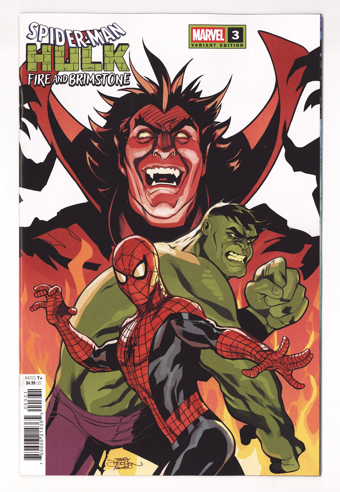 Spider-Man / Hulk: Fire and Brimstone #3 (2026) Dodson Variant