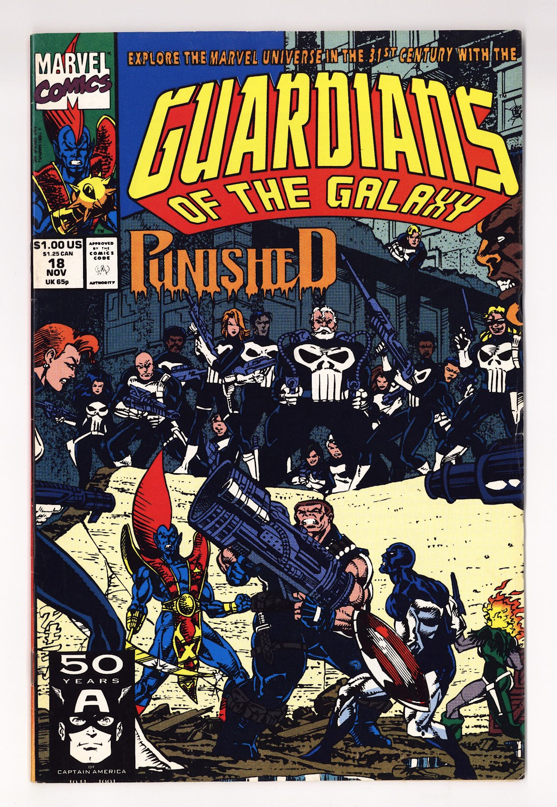 Guardians of the Galaxy Vol 1 18  Mid Grade   (1991)     