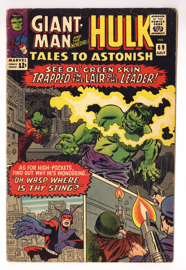 Tales to Astonish Vol 1 69  VG+ (4.5)   (1965)