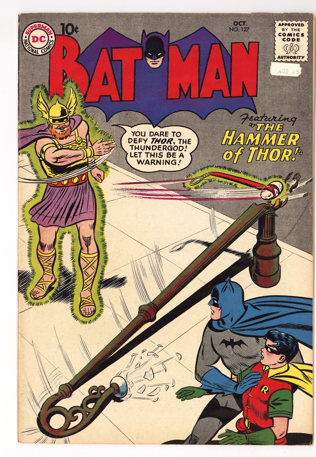 Batman Vol 1 127  FN (6.0)   (1959)     