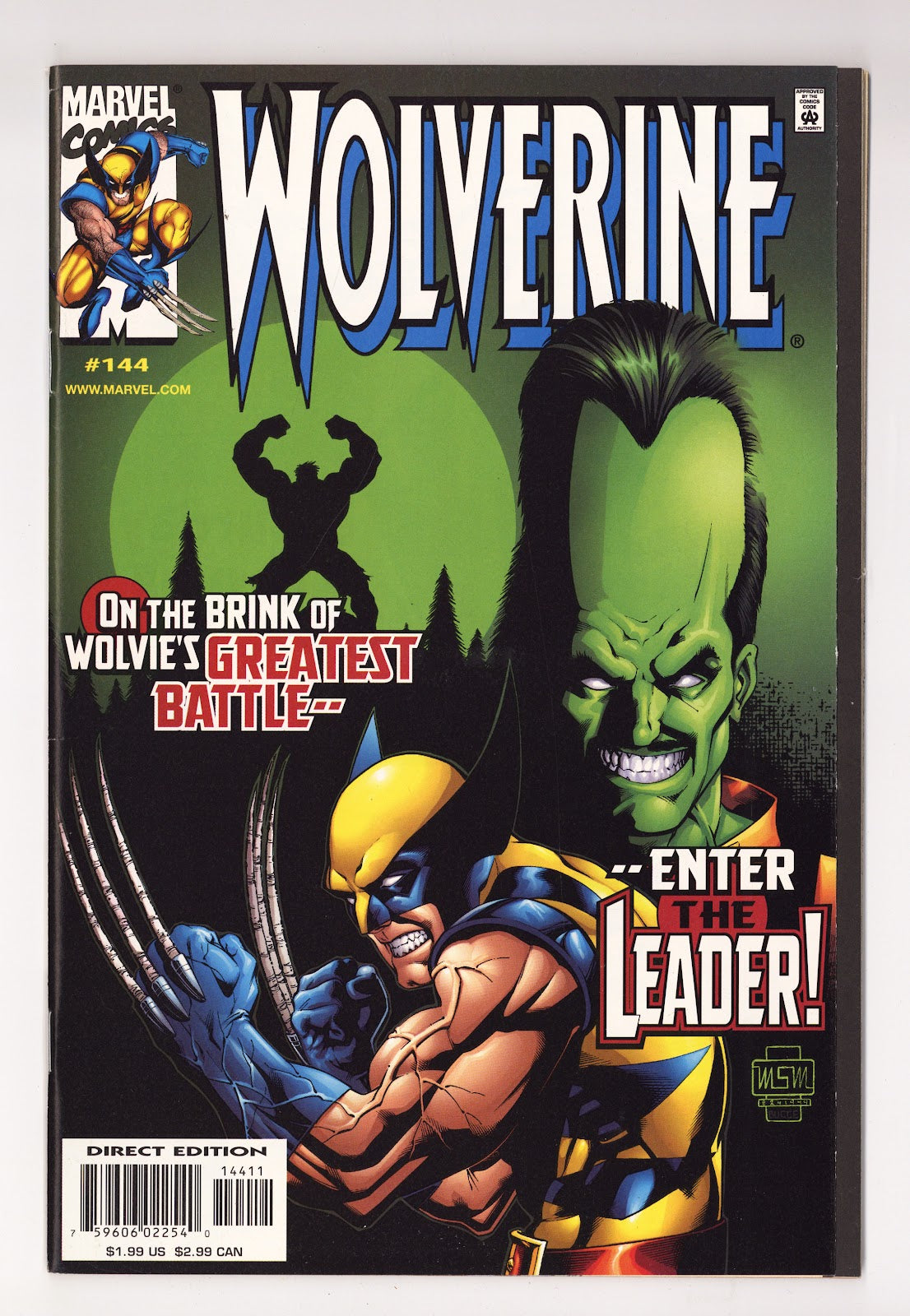 Wolverine Vol 2 144  High Grade   (1999)     