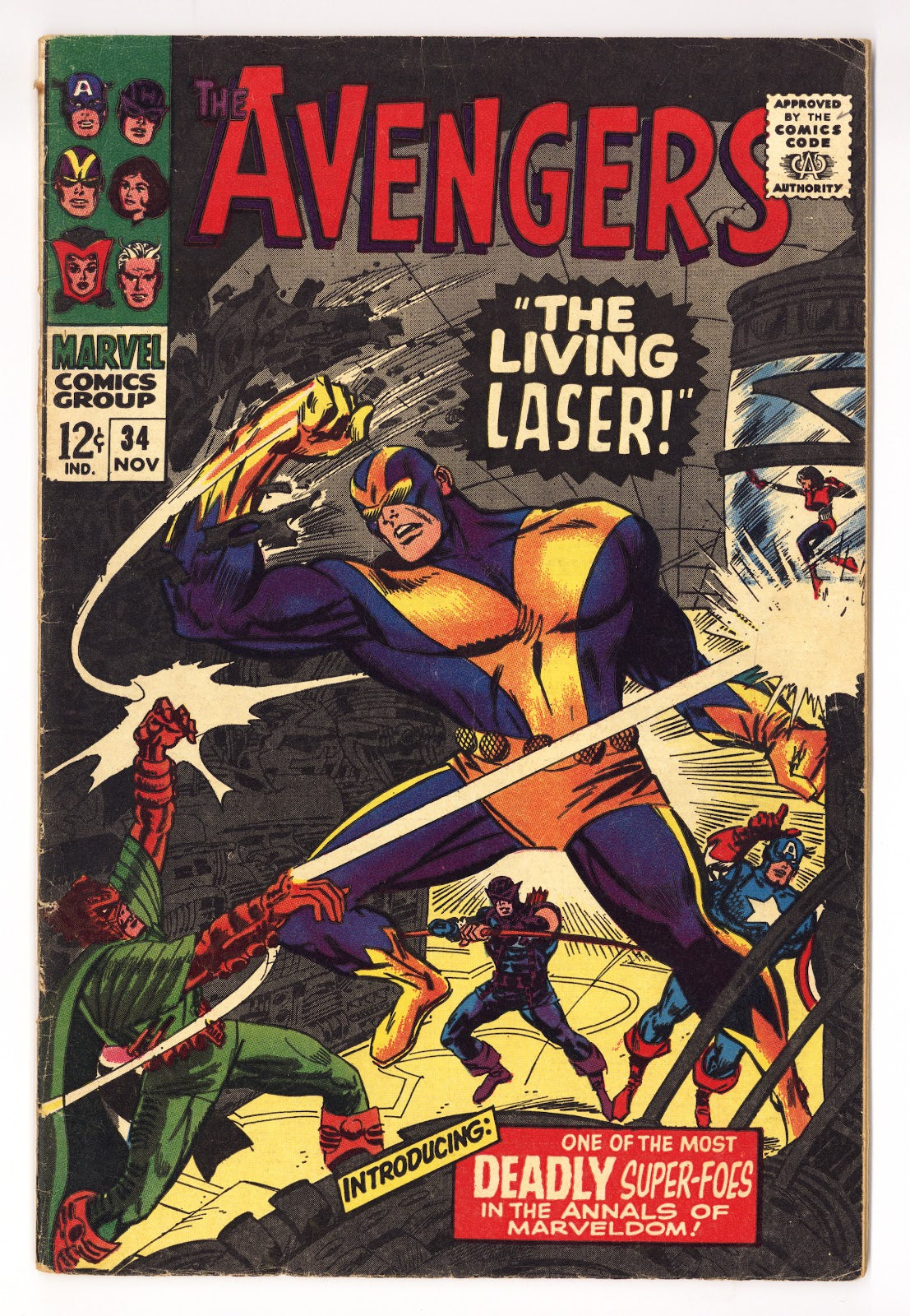 The Avengers Vol 1 34 VG+ (4.5) (1966) 