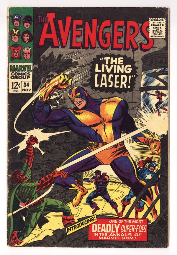 The Avengers Vol 1 34 VG+ (4.5) (1966)