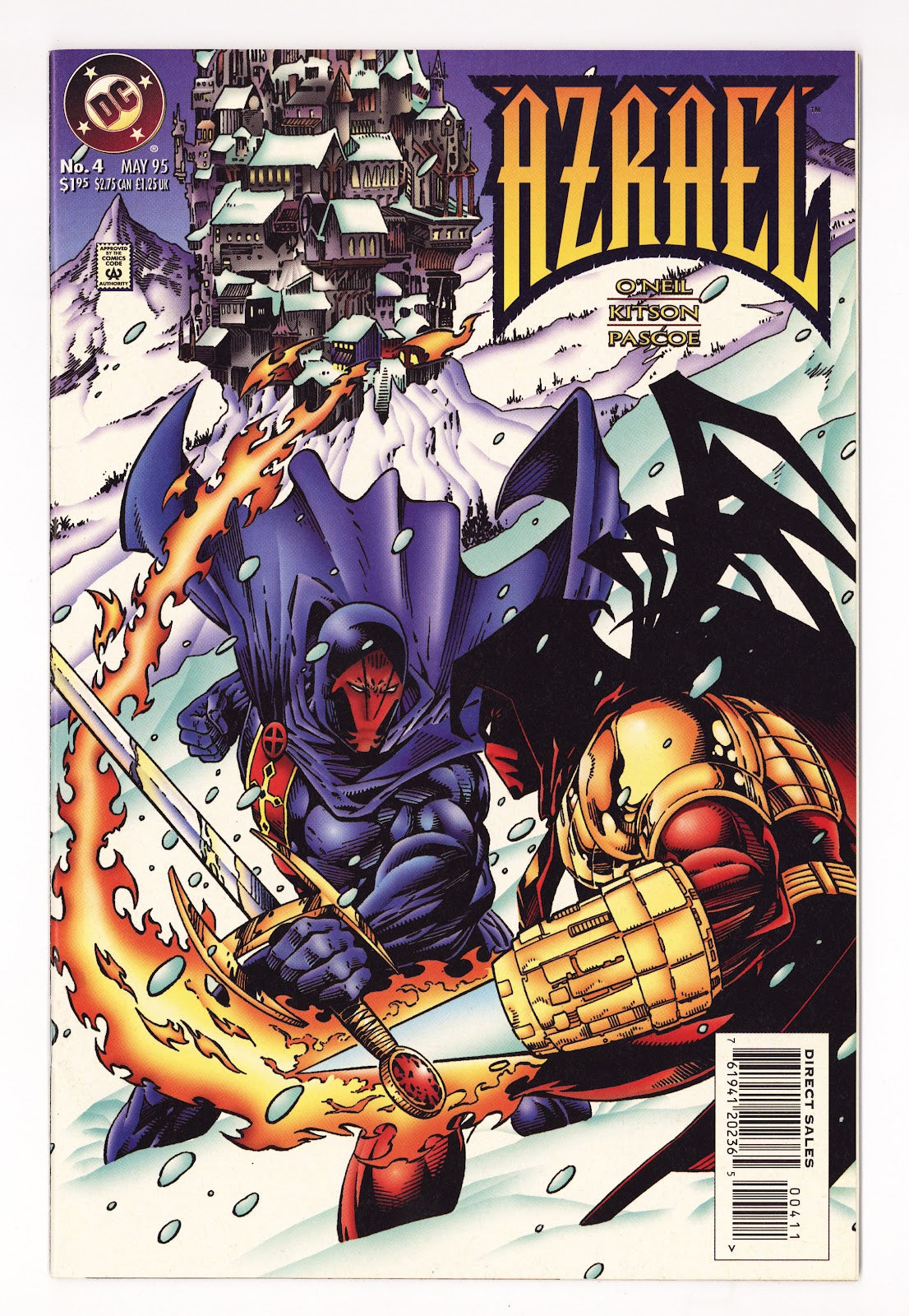 Azrael Vol 1 4 High Grade (1995) 