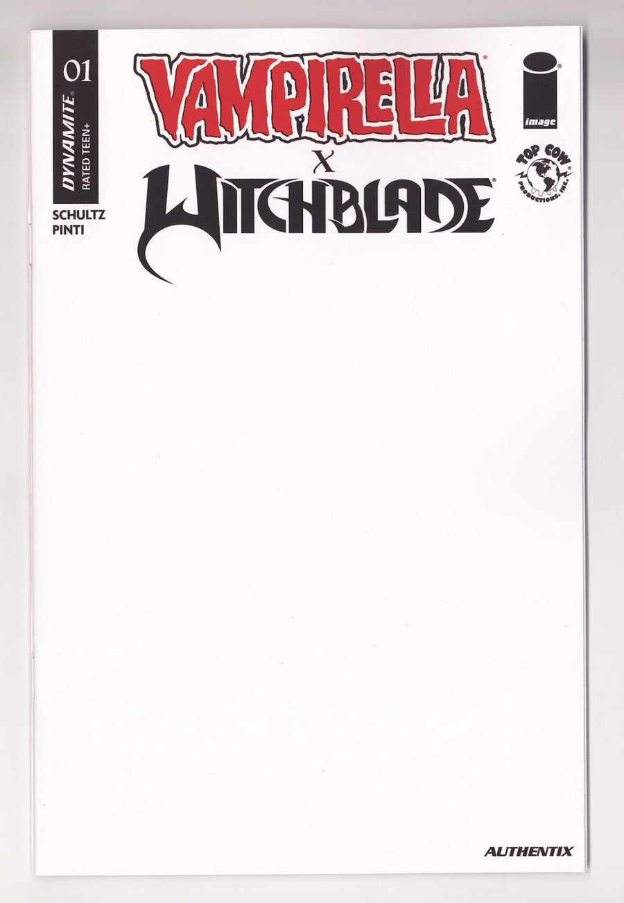 Vampirella X Witchblade Special #1 (2026) Shot Blank Variant