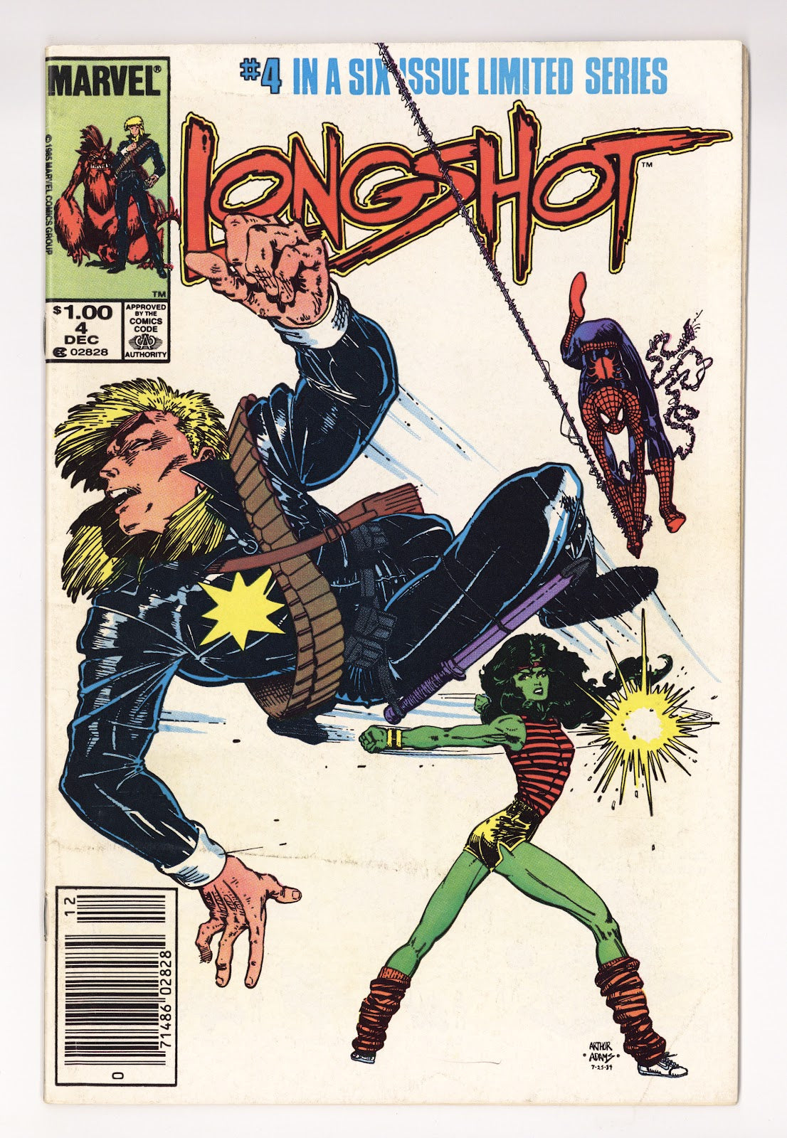 Longshot Vol 1 4  Low Grade   (1985)   Canadian  