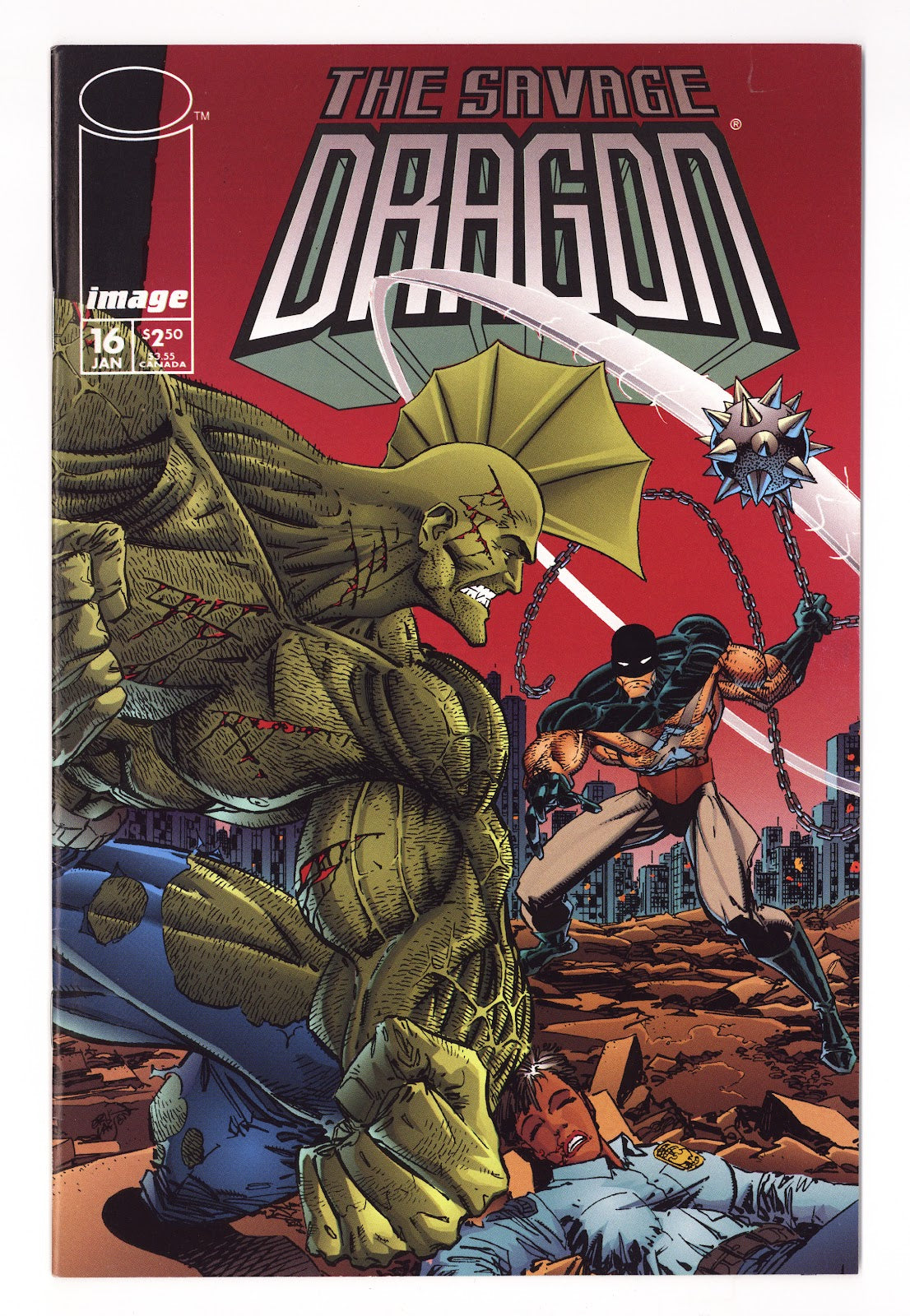 Savage Dragon Vol 2 16  Mid Grade   (1995)     