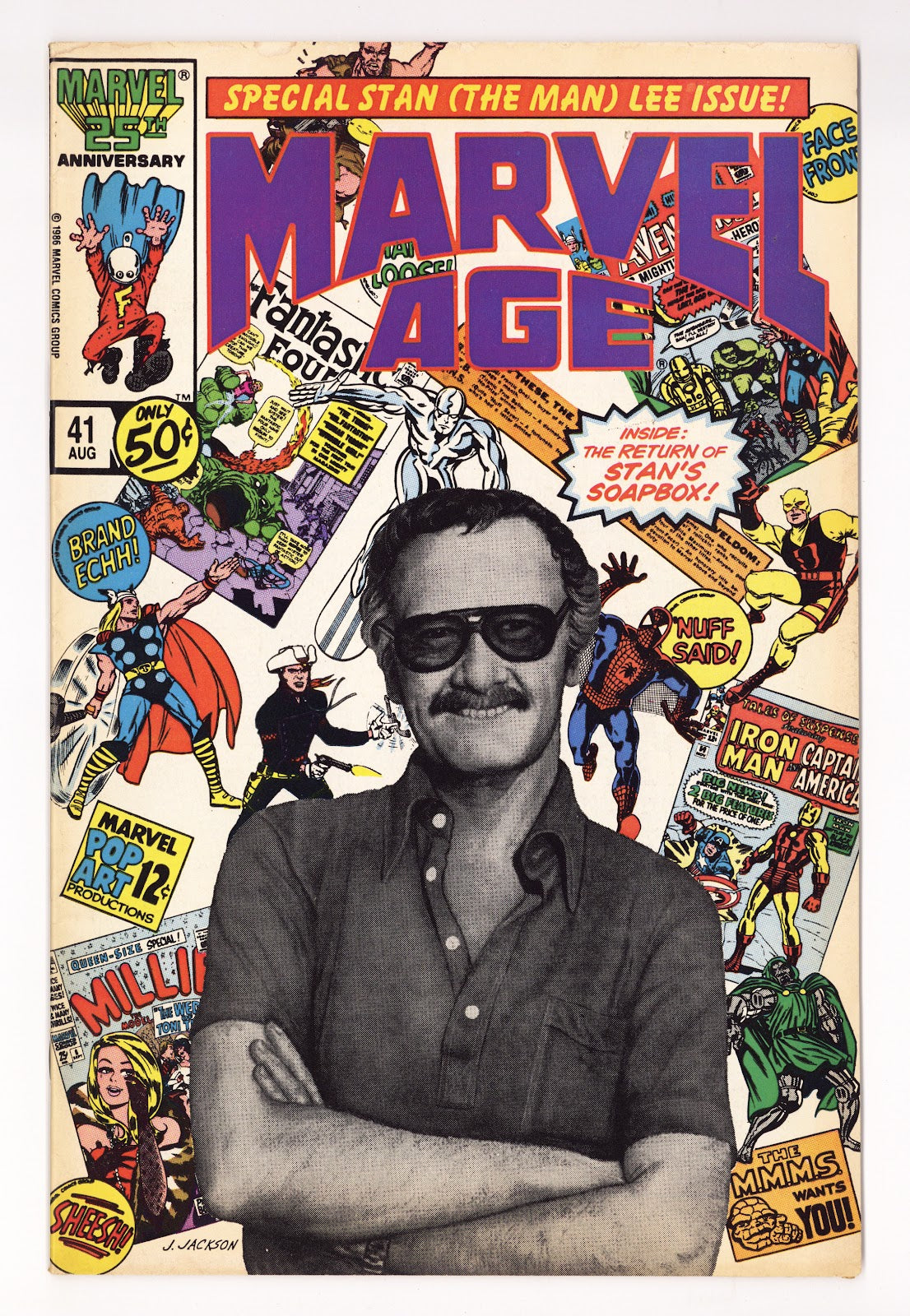 Marvel Age Vol 1 41  Low Grade   (1986)     